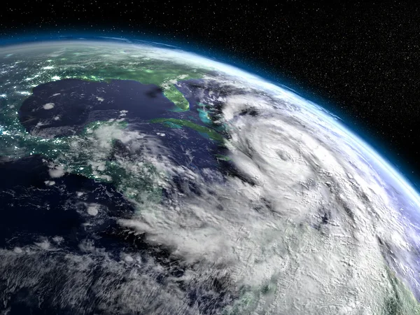 Huracán Matthew desde el espacio —  Fotos de Stock