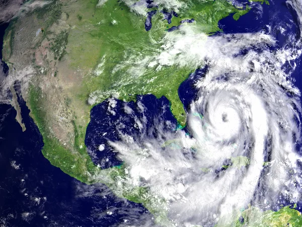 Hurricane Matthew above Florida — Stock Photo, Image