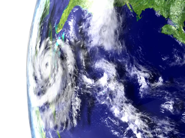 Orkaan in de buurt van Florida — Stockfoto
