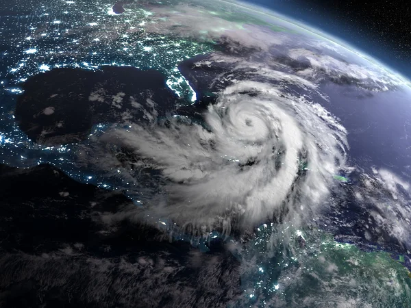 Huracán Matthew acercándose a Florida — Foto de Stock