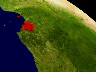 Ekvator Ginesi uzaydan