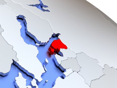 Estonya dünya haritası üzerinde