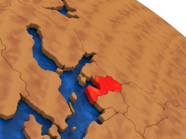 Letonya ahşap dünya üzerinde