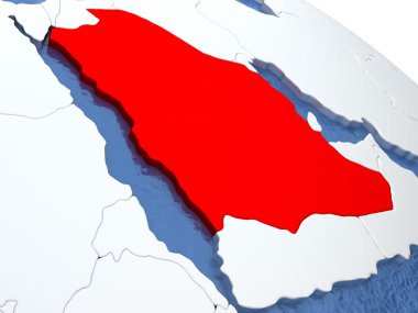 Dünya üzerinde Suudi Arabistan