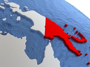 Papua Yeni Gine dünya üzerinde