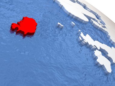 Dünya üzerinde İzlanda