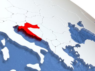 Hırvatistan dünya üzerinde