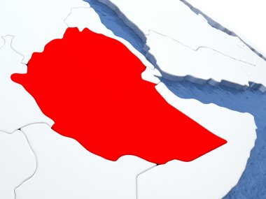 Etiyopya dünya üzerinde