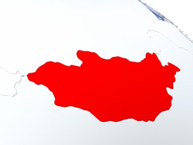 Dünya üzerinde Moğolistan