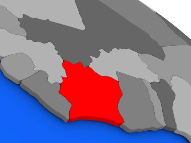 Fildişi Sahili kırmızı