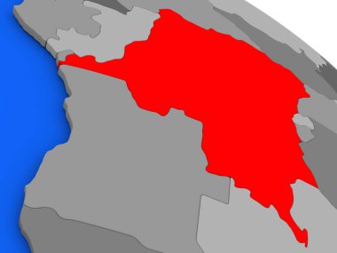 Demokratik Cumhuriyeti Kongo kırmızı