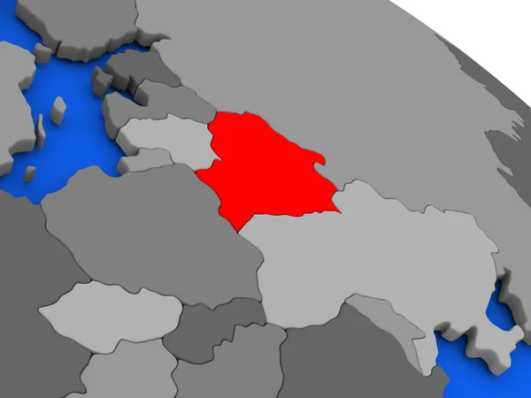Weißrussland in Rot — Stockfoto