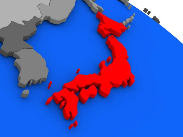 赤で日本します。 — ストック写真