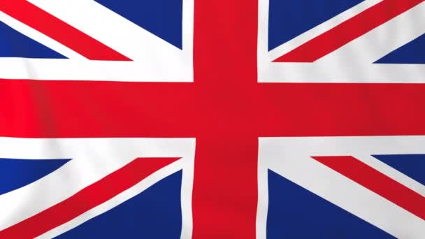 Flaga Wielkiej Brytanii — Wideo stockowe