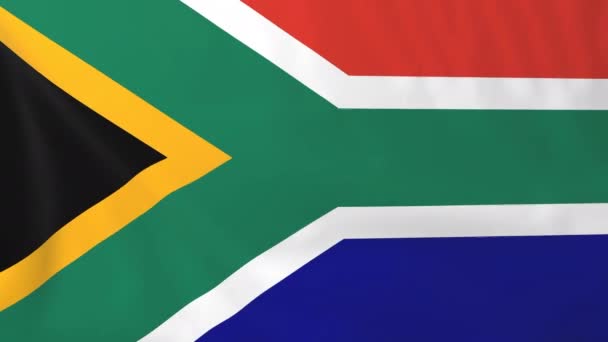 Flag of South Africa — Stock Video