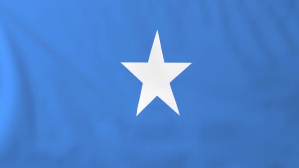 Bandera de somalia — Vídeos de Stock