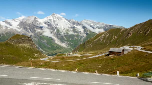 Zeitraffer des Großglocknerpasses in Österreich — Stockvideo