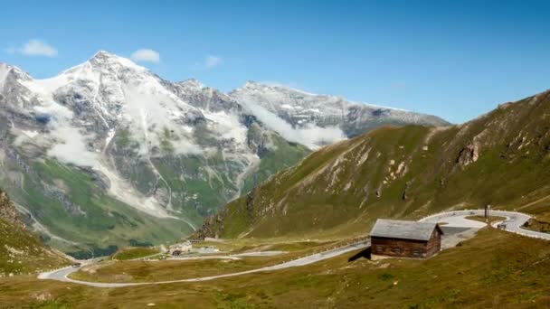 Timelapse pass регіоні Гроссглокнер, Австрія — стокове відео