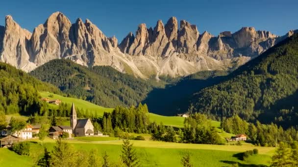 Santa Maddalena in Italia, timelapse — Video Stock