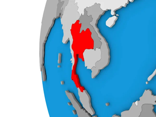 Tailandia en el mundo — Foto de Stock