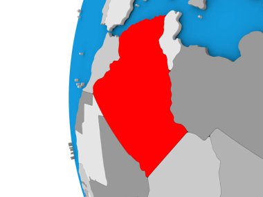 Cezayir dünya üzerinde