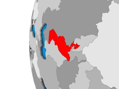 Özbekistan Globe