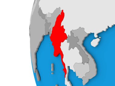 Myanmar Globe