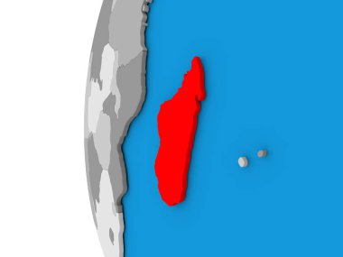 Dünya üzerinde Madagaskar