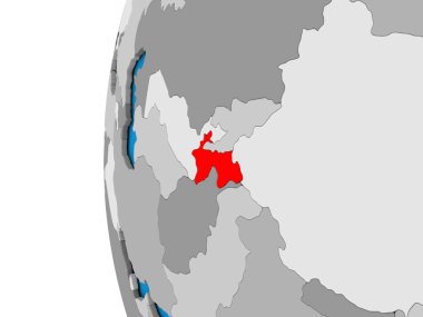 Dünya üzerinde Tacikistan