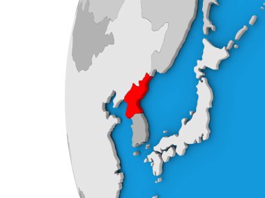 Kuzey Kore üzerinde Küre