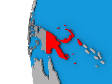 Papua Yeni Gine dünya üzerinde