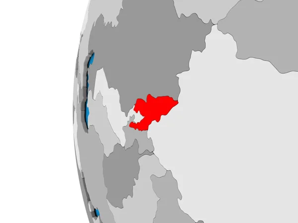 Kırgızistan Globe — Stok fotoğraf