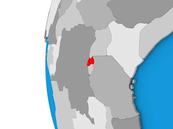 Ruanda Globe — Stok fotoğraf
