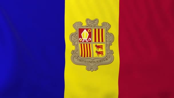 Drapeau de Andorre — Video