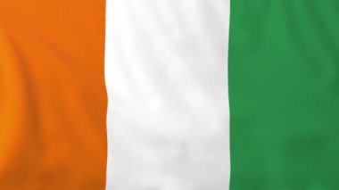 Fildişi Sahili Cumhuriyeti bayrağı