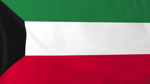 Kuvait zászlaja — Stock videók