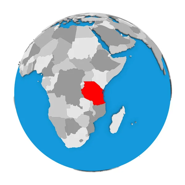 Tanzania na świecie — Zdjęcie stockowe