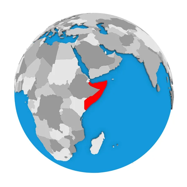Somália no globo — Fotografia de Stock