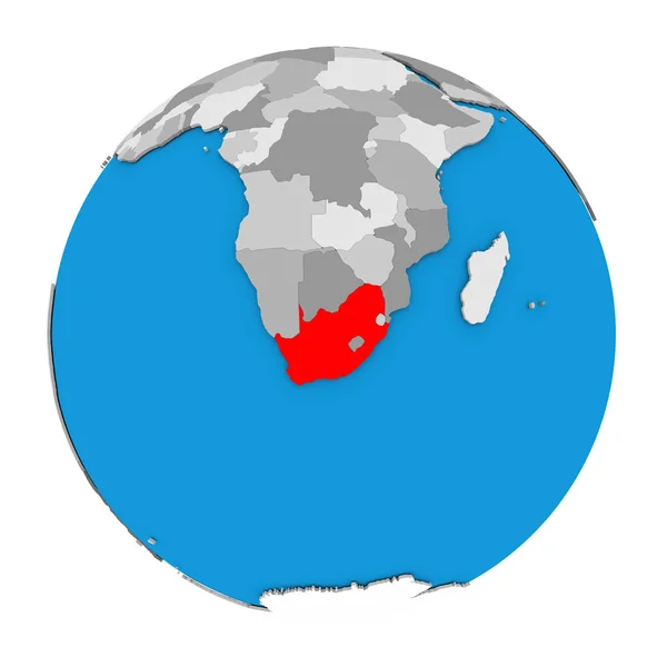 Güney Afrika Dünya üzerinde — Stok fotoğraf