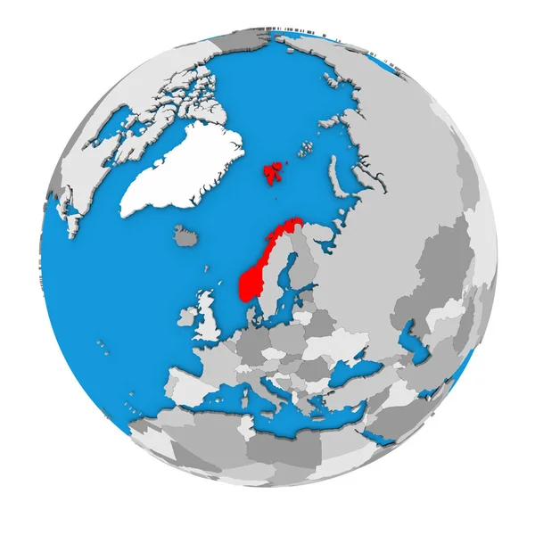 地球上のノルウェー — ストック写真