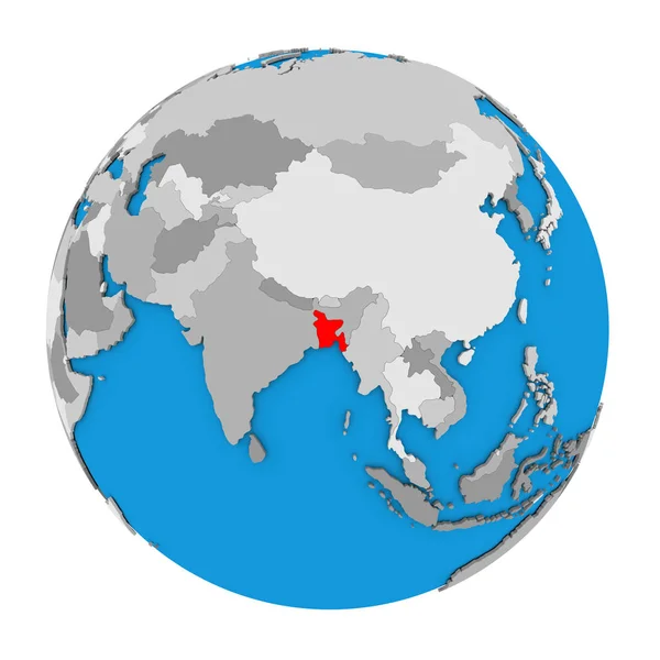 Bangladesh no globo — Fotografia de Stock
