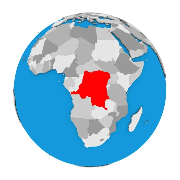 Демократична Республіка Конго по всьому світу — стокове фото
