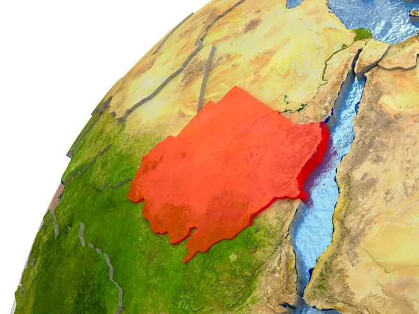 Sudan na ziemi — Zdjęcie stockowe
