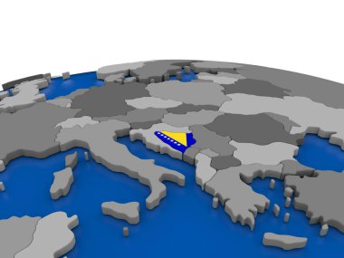 Bosna 3d Globe
