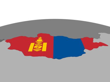 3d dünya üzerinde Moğolistan