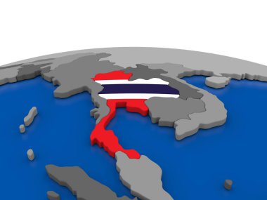 3d dünya üzerinde Tayland