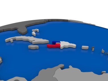 Haiti 3d Globe