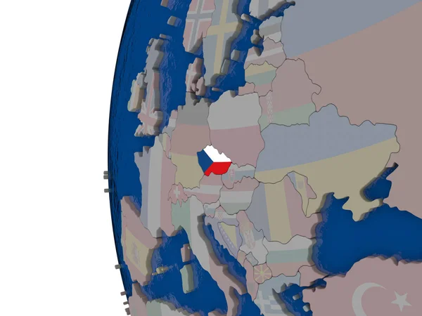 チェコ共和国の国旗 — ストック写真
