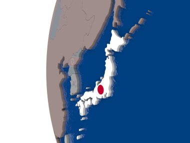 Ulusal bayrak ile Japonya