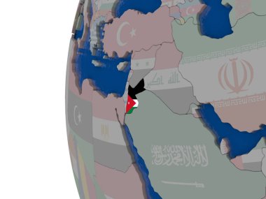 Jordan ile ulusal bayrak